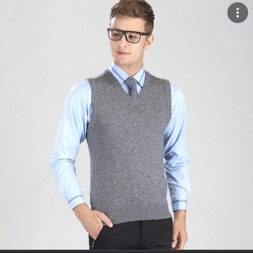 Saddlebred V-Neck Knit Sweater Vest